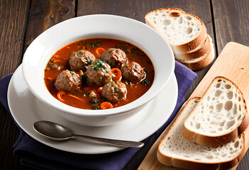 meatball stew with vegetables