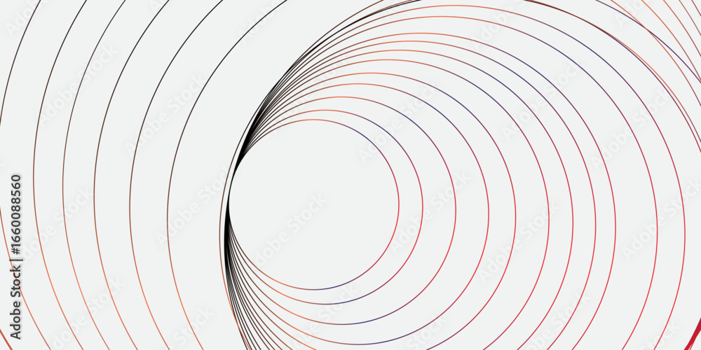 Wall mural modern minimalistic texture with linear of design. simple wave line background. abstract spiral shap