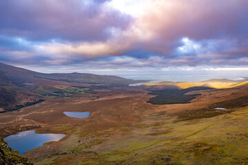 dingle peninsula, atlantic ocean view, conor pass