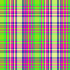 Blue and orange plaid pattern