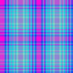 Pink and blue plaid pattern background