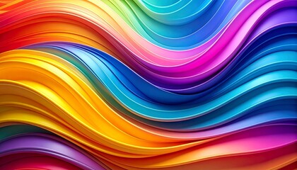 abstract colorful wave background 