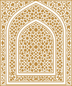 Islamic Mihrab Design &ndash; Qibla Wall Architecture & Prayer Niche

Mosque Mihrab &ndash; Intricate Islamic Calligraphy & Geometric Pattern

Decorative Mihrab Vector &ndash; Islamic Prayer Niche Architecture