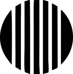 Black and white abstract geometric pattern shapes collection &ndash; minimal graphic design elements