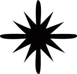 Black and white abstract geometric pattern shapes collection &ndash; minimal graphic design elements