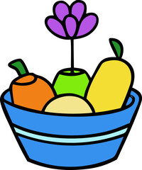 Asian Dish with Chopsticks