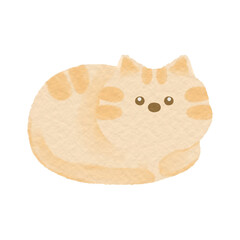 watercolor cat