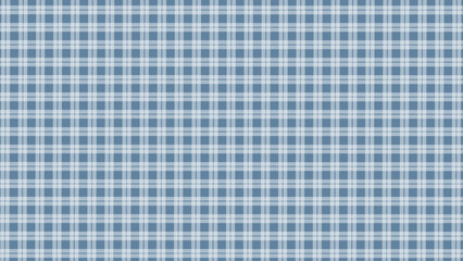 Blue and white tartan seamless pattern.  Plaid background with blue stripes.