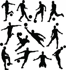 Soccer Player Silhouettes4.eps