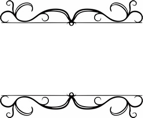 Top and bottom antique patter...