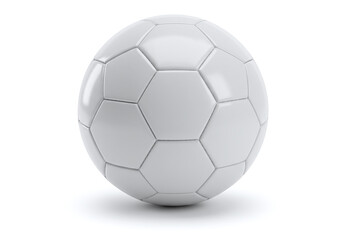 Fototapeta premium White Base Mockup Soccer Football Ball Sports Game Equipment