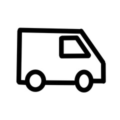 Fototapeta premium truck icon vector illustration