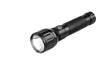 Flashlight isolated on white background