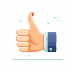 Thumbs Up Hand Gesture Icon