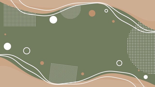 Playful Elegant Modern Design Elements Animated Background