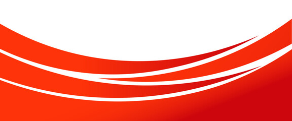 Vector red line background curve element with white space for text and message design, overlapping layers, vector