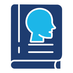 Numismatic Icon In Blue Monochrome Flat Design, Vector Illustration