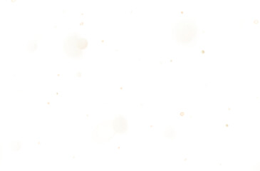 Christmas bokeh dust snowflakes isolated on transparent background