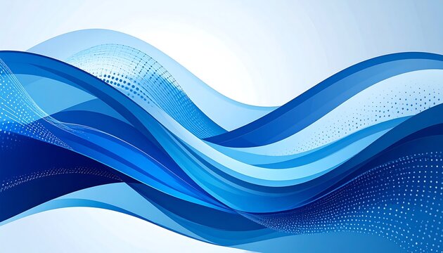 Blue Abstract Wave Background. (12)