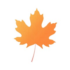 Naklejka premium Maple leaf illustration maple maple leaf.