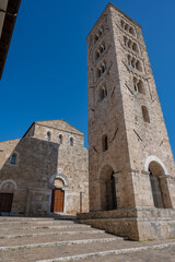 Fototapeta premium The Cathedral Basilica of Santa Maria Annunziata is the principal place of Catholic worship in Anagni, the episcopal seat of the Diocese of Anagni-Alatri; it has the dignity of a minor basilica.