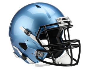 Side Angle View of Football Helmet, Transparent PNG