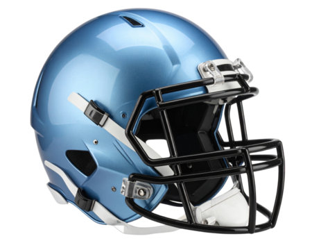 Side Angle View of Football Helmet, Transparent PNG