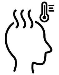 発熱のアイコンイラスト