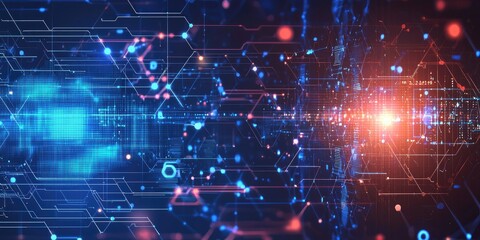 Obraz premium A futuristic space interface featuring a sleek design, live star tracking, and glowing holographic controls, merging style with cutting-edge technology.