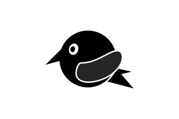 Cute little bird vector illustration