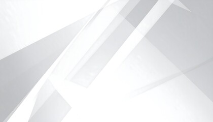 Abstract White Geometric Background.