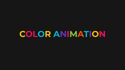 Color Flicker Character Text Animation Preset