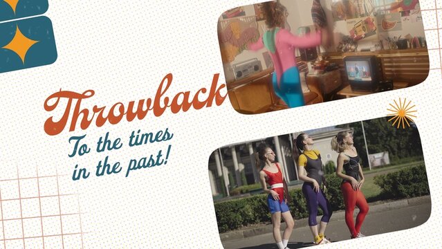 Retro Vintage Throwback Opener Collage