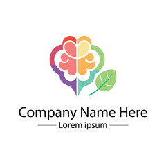 Obraz premium Minimalist Mental Health Logo Design