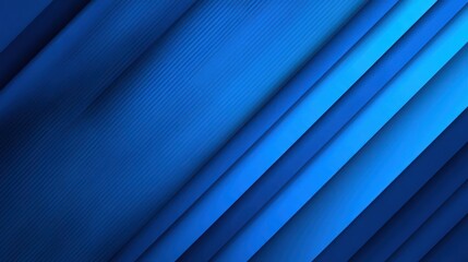 Obraz premium Abstract diagonal lines in shades of blue create a dynamic and layered background. The image features varying shades of blue, transitioning from dark to light