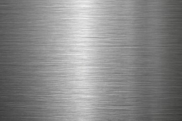 Brushed metal texture background with horizontal lines, ideal for industrial design and modern aesthetic projects, close up view