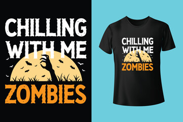 Happy halloween silhouette t shirt design