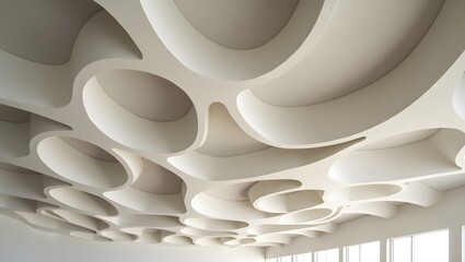 Stunning Architectural Ceiling Design: Unique Texture & Pattern