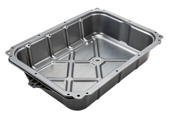 Oil Drain Pan isolated on a transparent background.