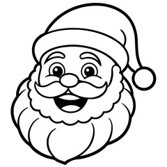 Santa Illustration on White