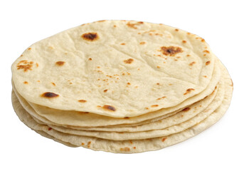 Roti isolated on a transparent background.