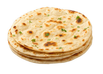Roti isolated on a transparent background.