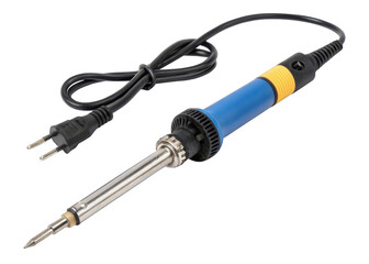 Soldering Iron isolated on a transparent background.