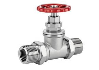 valve tap isolated on a transparent background.