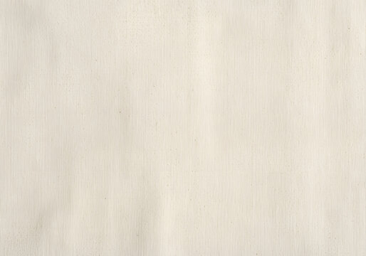 Organic Cotton Fabric Texture Background in Off-White - Powered by Adobe