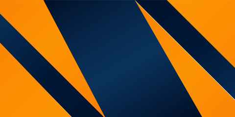 Abstract dark blue and orange colors paper texture background. Four tones. Space for text. Presentation design simple.