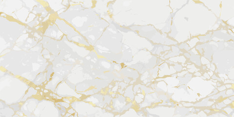 Elegant White and Gold Marble Texture Background