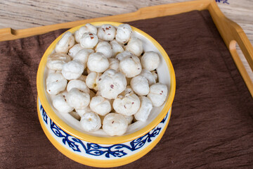 makhana or foxnuts, healthy snack