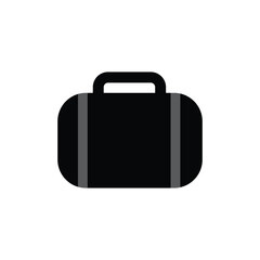 suitcase logo icon illustration flat