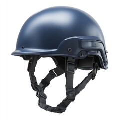 Fototapeta premium Dark Blue Ballistic Helmet with Integrated Rails tactical